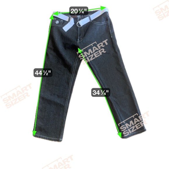 Red Ape Authentic Jeans 40 NWT Embroidered Y2K Streetwear Denim Baggy Belted 40 - Picture 14 of 14